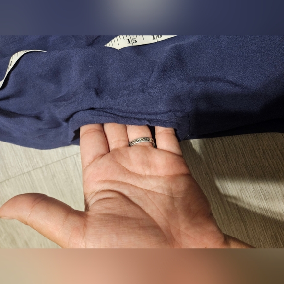 Alythea Blue And Red Womens Strapless Maxi Dress Size Small With Pockets - Picture 6 of 7